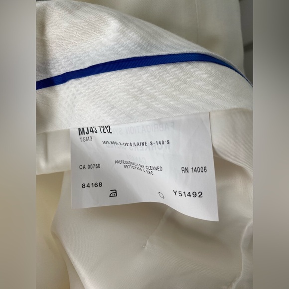 RCI by Tom James Womens Custom Tailored Double-Breasted Suit w Shoulder Pads - Picture 11 of 16